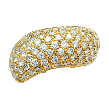CHAUMET Yellow gold ring, Hommage a Venise collection, diamonds.
