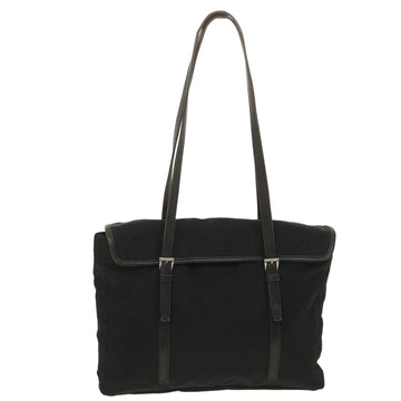 PRADA Shoulder Bag Nylon Black Auth bs4565