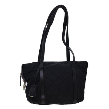 PRADA Shoulder Bag Nylon Black Auth bs4888