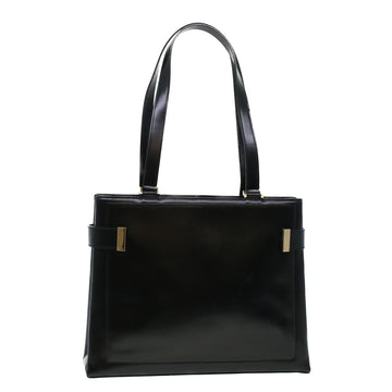 GUCCI Shoulder Bag Leather Black 00221130333 Auth bs5042