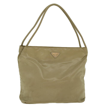 PRADA Shoulder Bag Nylon Khaki Auth bs6125