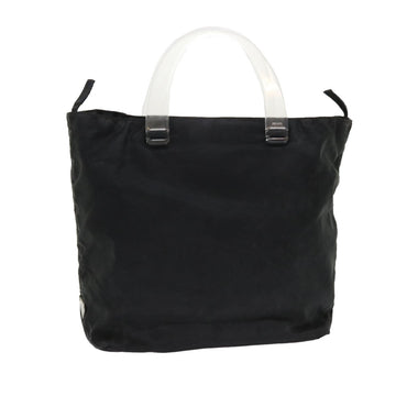 PRADA Hand Bag Nylon Black Auth bs6401