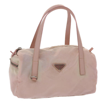 PRADA Hand Bag Nylon Pink Auth bs6844