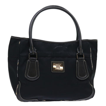 BURBERRY Blue Label Shoulder Bag Nylon Black Auth bs7873