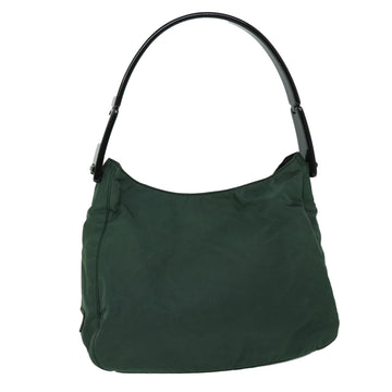 PRADA Shoulder Bag Nylon Green Auth bs8303