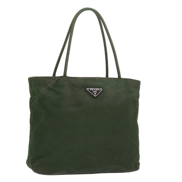 PRADA Shoulder Bag Nylon Green Auth bs9088