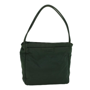PRADA Shoulder Bag Nylon Green Auth bs9257