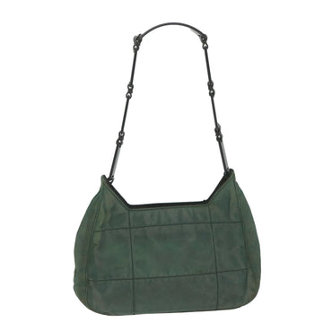 PRADA Shoulder Bag Nylon Green Auth bs9544