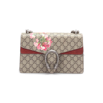 GUCCI Gucci Small GG Supreme Blooms Dionysus Shoulder Bag