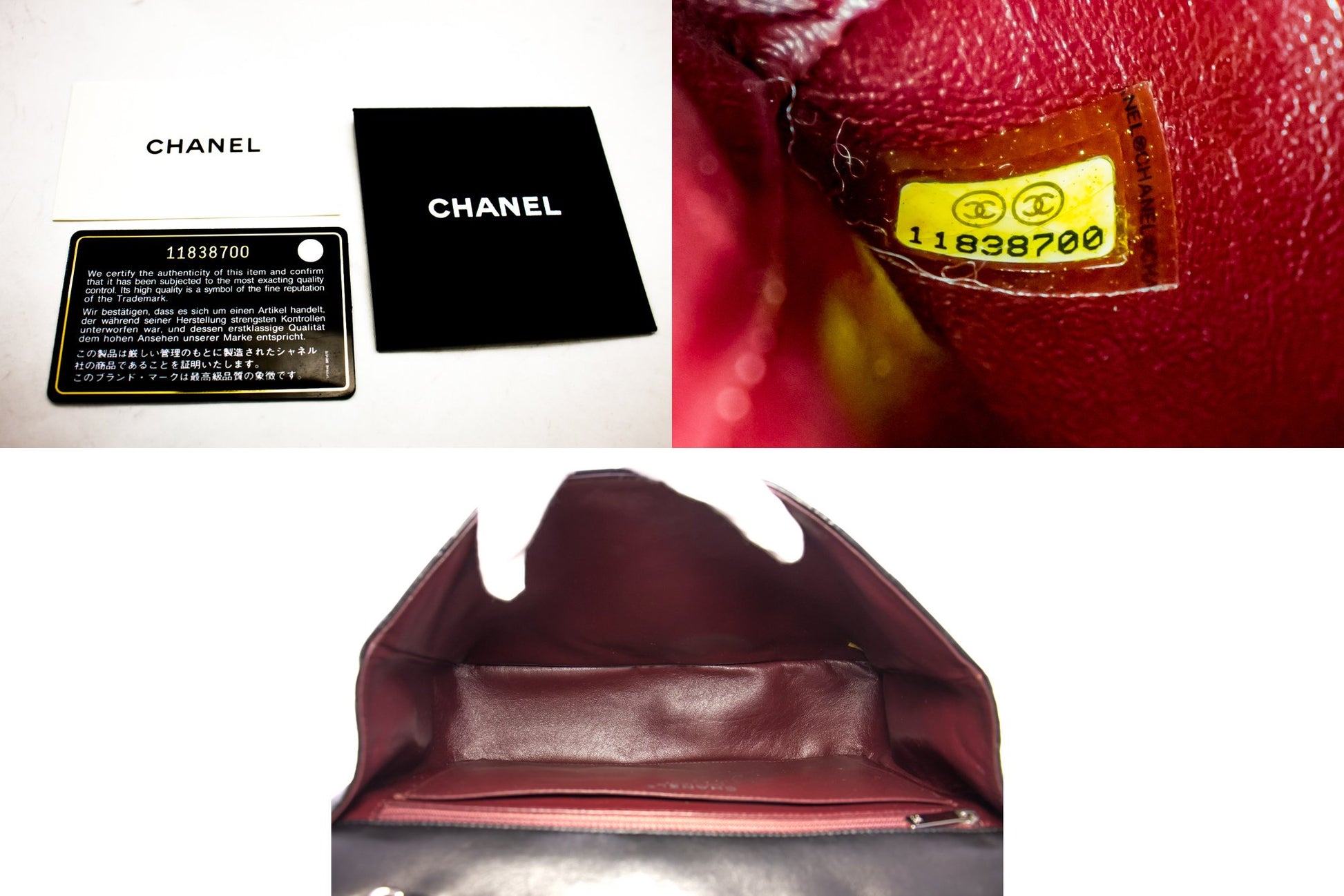 white and black chanel handbag authentic
