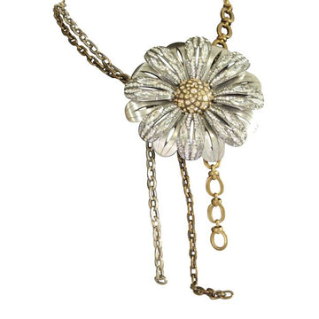 LANVIN Flower Pendant Necklace