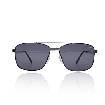 Cazal Black Metal Aviator Sunglasses Mod. 9101 002 63/16 140 Mm