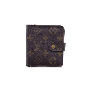 Louis Vuitton Unisex Marco EPI Leather Bifold Square Compact Wallet Brown