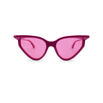 BALENCIAGA Pink Fuchsia Cat Eye Sunglasses Bb0101S 56/19 140Mm
