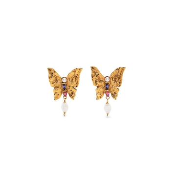 SAINT LAURENT Rive Gauche Butterfly Clip-on earrings