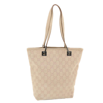 GUCCI GG Canvas Tote Bag Beige 31244 Auth ep1205