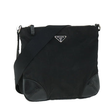 PRADA Shoulder Bag Nylon Black Auth ep1770