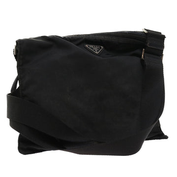 PRADA Shoulder Bag Nylon Black Auth ep1956