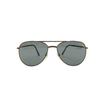 BURBERRY Brown Metallic Classic Aviator Sunglasses