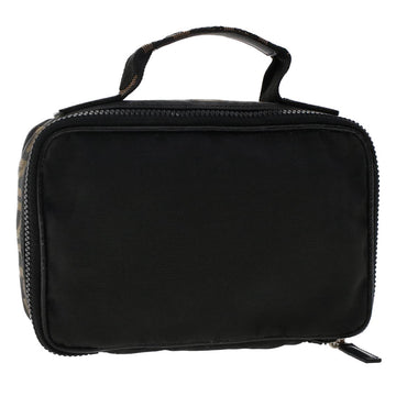 FENDI Hand Bag Nylon Black Auth fm2555
