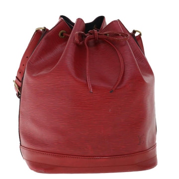 LOUIS VUITTON Epi Noe Shoulder Bag Red M44007 LV Auth fm2570