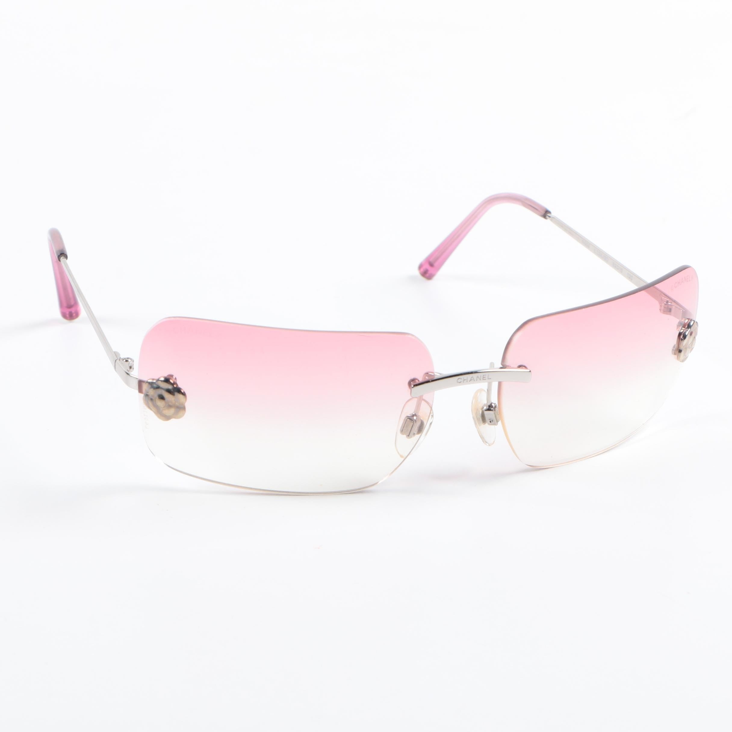 PRE-LOVED CHANEL NARROW Rx eyeglass FRAMES w/clamshell case