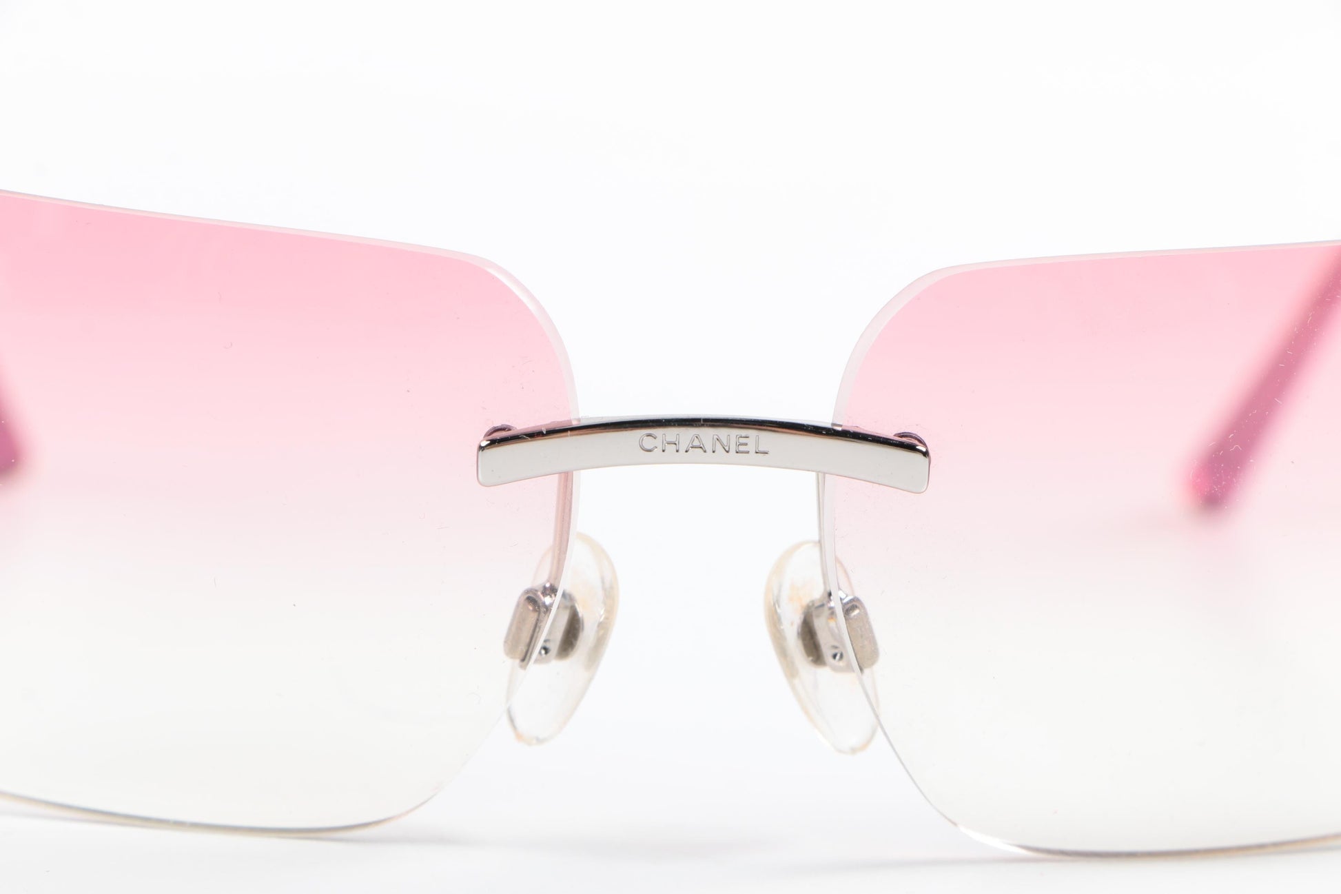 Women's Classy Elegant Modern Clear Lens EYE GLASSES Pink Bling Fashion  Frame