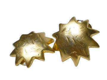 KENZO Vintage golden sun, star shape mod earrings