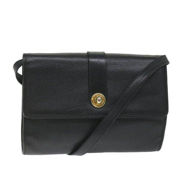 GUCCI Shoulder Bag Leather Black 004 23 0467 Auth im450