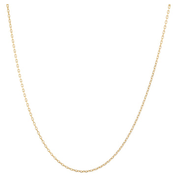 Modern 18 Karat Yellow Gold Filed Convict Mesh Chain Necklace