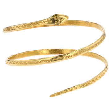1960s 18 Karat Yellow Gold Snake Bracelet
