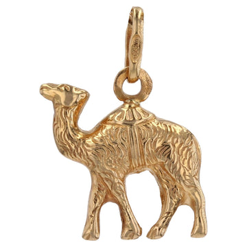 1960s 18 Karat Yellow Gold Camel Charm Pendant