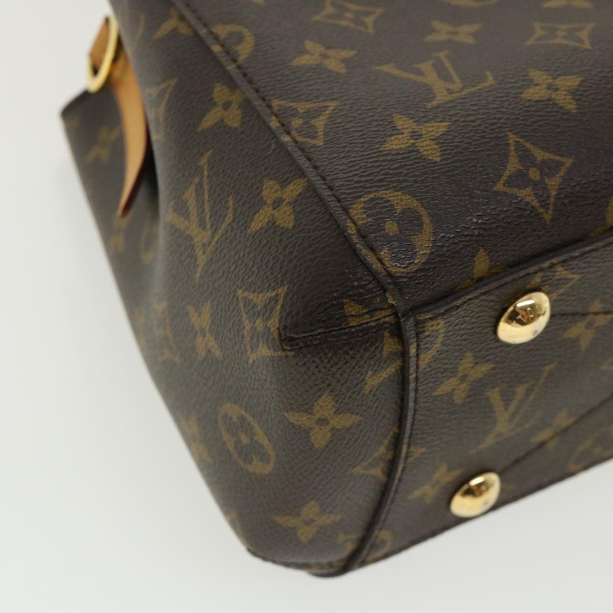 M51980 – Louis Vuitton Monogram Montaigne MM 2Way Hand Bag M41056 - Hand -  Black Leather Louis Vuitton Belt - Vuitton - Monogram - Louis - Pochette -  Bag - Accessoires