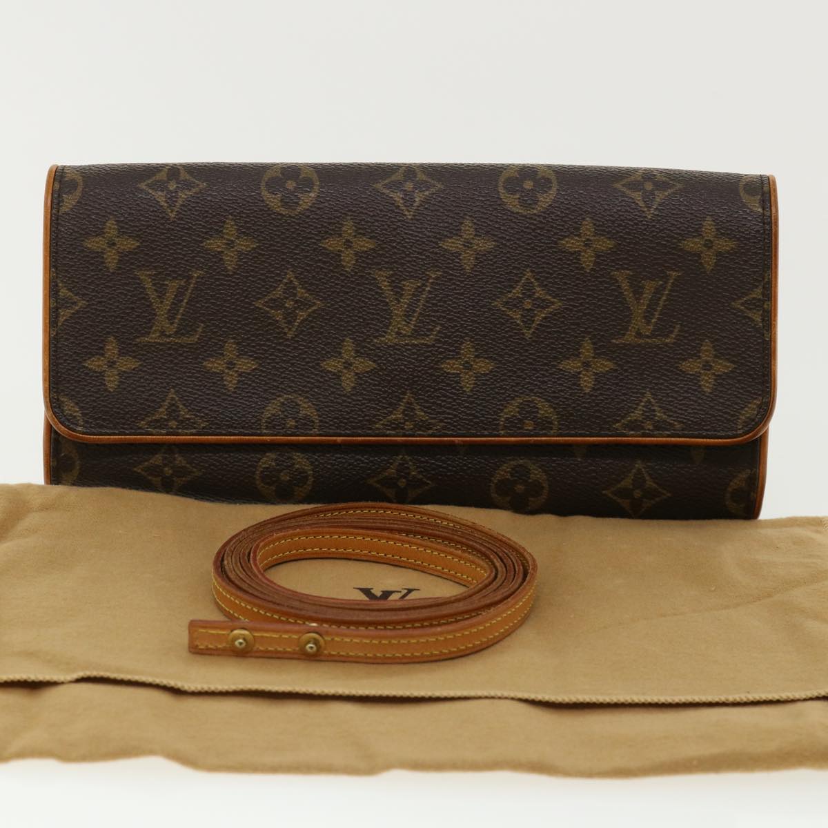 Pre-Owned Louis Vuitton Monogram Pochette Twin GM M51852 Shoulder Bag LV  0088 LOUIS VUITTON (Fair) 