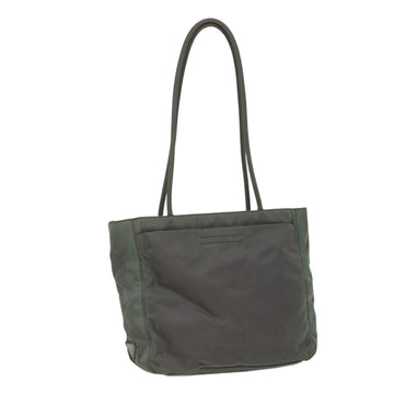 PRADA Tote Bag Nylon Green Auth ki3379