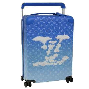 LOUIS VUITTON Monogram Clouds Horizon 55 Suitcase Blue M20411 LV Auth ki3461A