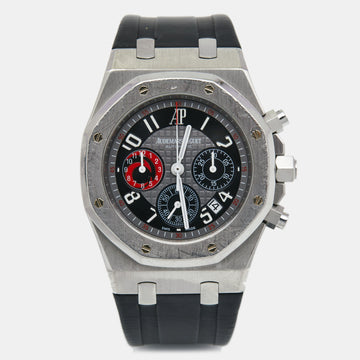 Audemars Piguet Grey Stainless Steel Rubber Royal Oak City of Sails Limited Edition 25979ST.O.0002CA.01 Men's Wristwatch 39 mm