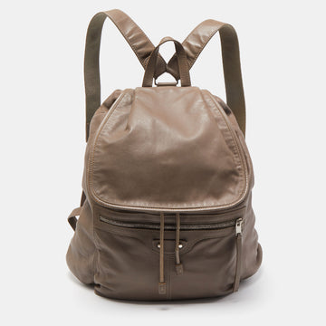 BALENCIAGA Mauve Leather Classic Hardware Traveller Backpack