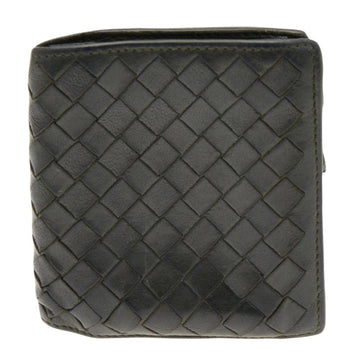 Bottega Veneta Olive Green  Intrecciato Leather Bi-Fold Wallet