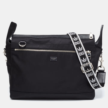 Dolce & Gabbana Black Nylon Laptop Bag