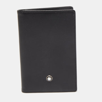 MONTBLANC Black Leather  Business Card Holder