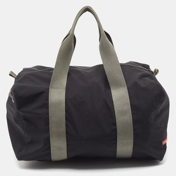 PRADA SPORT Sport Black/Grey Nylon Duffle Bag