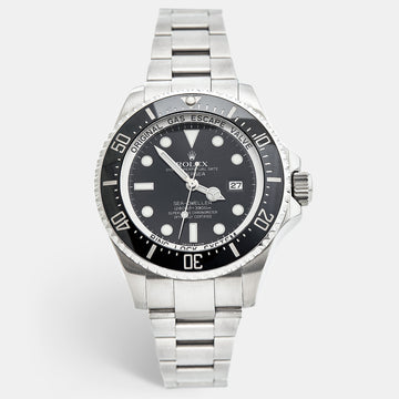 ROLEX Black Ceramic Stainless Steel DeepSea  Sea-Dweller 116660-0001 Men's Wristwatch 44 mm