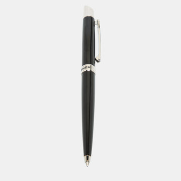 AIGNER Black Resin Silver Tone Ballpoint Pen