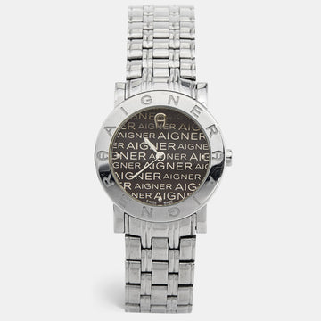AIGNER Grey Stainless Steel Cortina A26200 Women's Wristwatch 29 mm