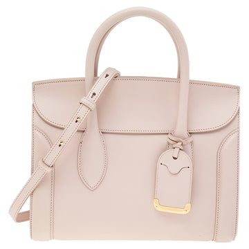 Alexander McQueen Blush Pink Leather 30 Heroine Shoulder Bag