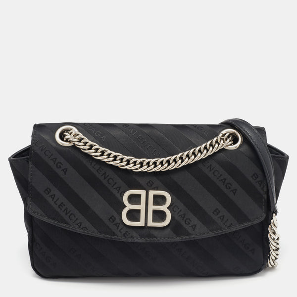 Balenciaga Large BB Leather Flap Bag  Farfetch