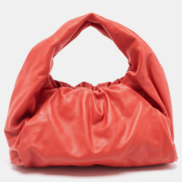 BOTTEGA VENETA Red Leather The Shoulder Pouch Bag