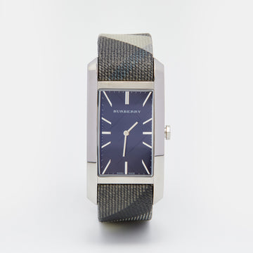 Burberry Black Stainless Steel Canvas Nova BU9405 Women's Wristwatch 25 mm