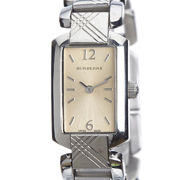 Burberry Silver Stainless Steel Signature BU4212 Women's Wristwatch 18MM
